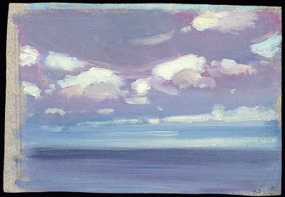 Sea landscape by John Everett