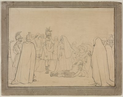 Aeneas Shown the Body of Pallas from Virgil