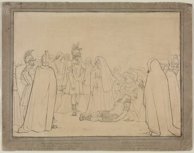 Aeneas Shown the Body of Pallas from Virgil