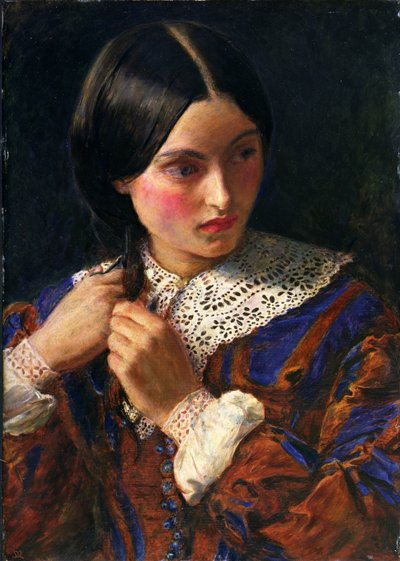 Only a Lock of Hair by John Everett Millais