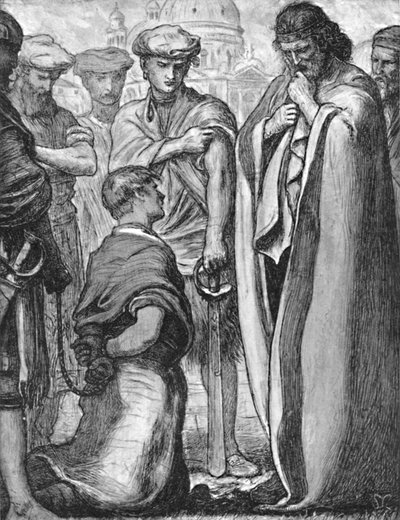 Parable of the Unmerciful Servant by John Everett Millais