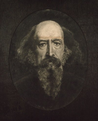 Portrait of Alfred, Lord Tennyson 1809-1892 by John Everett Millais