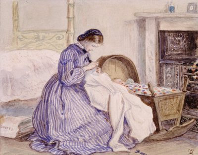 The Iceberg - The Seamstress, 1860 by John Everett Millais