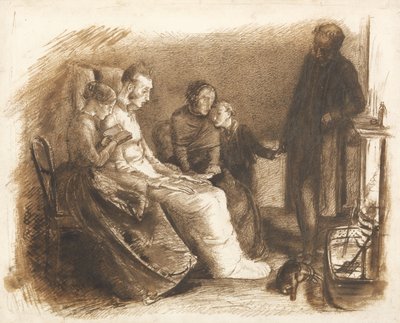 The Dying Man, c.1853 by John Everett Millais
