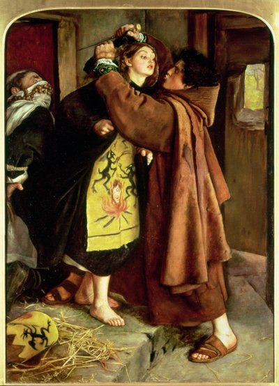 The Escape of a Heretic by John Everett Millais