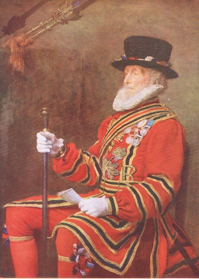 The Yeoman of the Guard by John Everett Millais