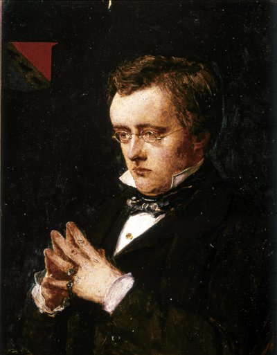 Wilkie Collins, Portrait, 1850 by John Everett Millais
