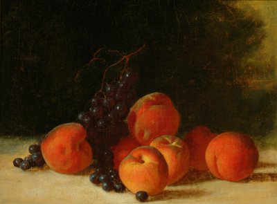 Still Life with Grapes and Peaches by John F. Francis