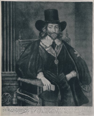 Portrait of Charles I, c1620-1649, 1928 by John Faber the Elder