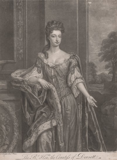 Beauties of Hampton Court: The Right Honorable Mary, Countess of Dorset by John Faber the younger
