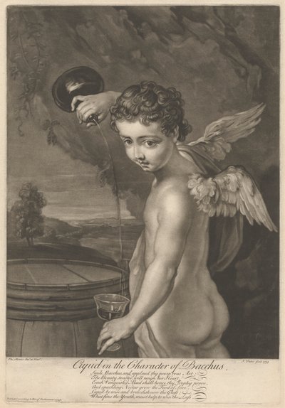 Cupid in the Character of Bacchus by John Faber the younger