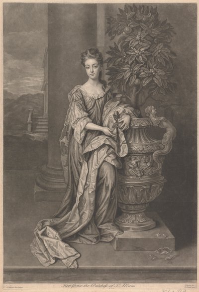 Her Grace the Duchess of St. Albans by John Faber the younger