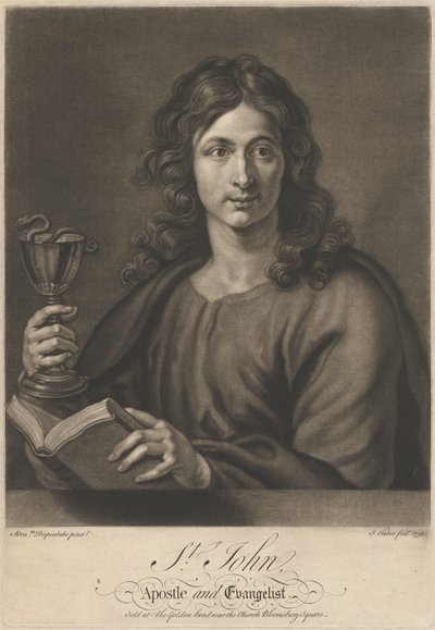 Saint John, Apostle and Evangelist by John Faber the younger