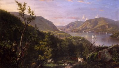 View of the Highlands from West Point by John Ferguson Weir