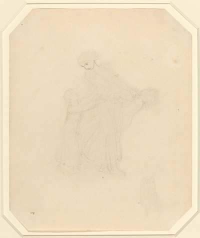 Adult and Two Children by John Flaxman
