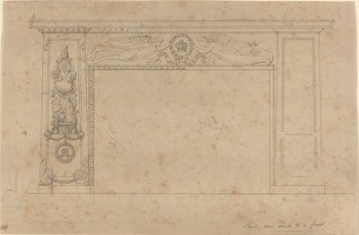 Design for the Chimney Piece in the Throne Room, Buckingham Palace by John Flaxman