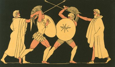 Hector and Ajax separated by the Heralds by John Flaxman