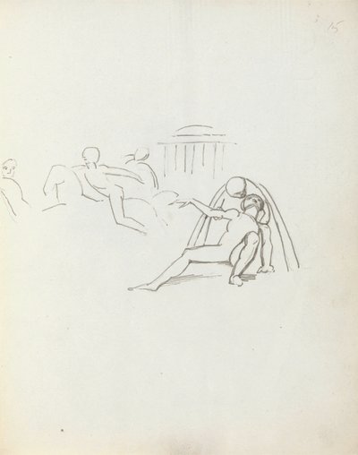 John Philip Kemble as Hamlet by John Flaxman