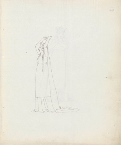 Mrs Siddons as Constance by John Flaxman