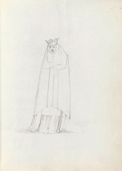 Mrs Siddons as Constance by John Flaxman