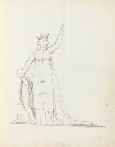 Mrs Siddons as Constance with Child by John Flaxman