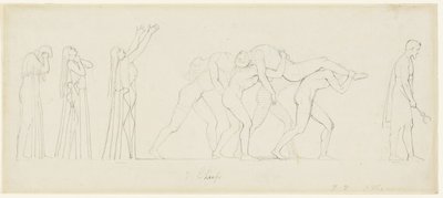 Seven Chiefs Against Thebes by John Flaxman