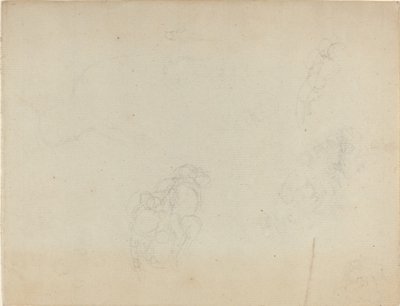 Sheet of Studies (recto and verso) by John Flaxman