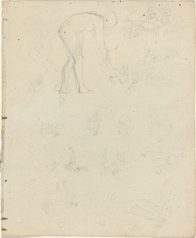 Sheet of Studies by John Flaxman