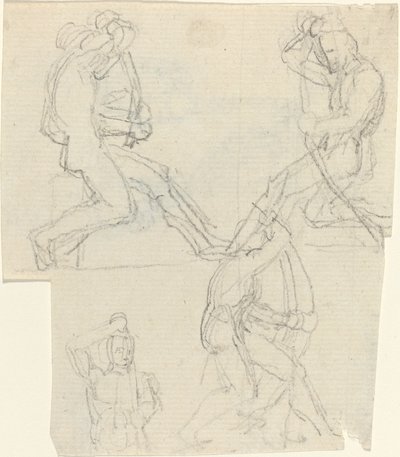 Sheet of Studies by John Flaxman