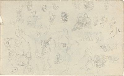 Sheet of Studies by John Flaxman