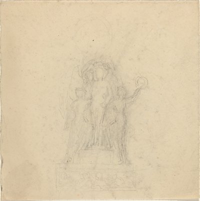 Studies for a Monument with the Crowning of a Figure by John Flaxman