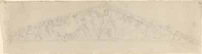 Study for Reconstruction of West Pediment of the Parthenon by John Flaxman