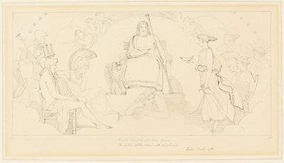 The Council of the Gods by John Flaxman