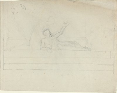 Two Greek Classical Figures by John Flaxman