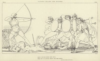 Ulysses Killing the Suitors by John Flaxman