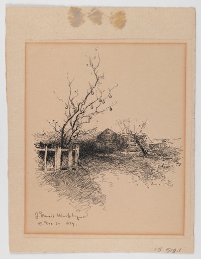 Landscape, N.Y., December 20th, 1894 by John Francis Murphy