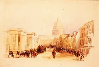 General Post Office and St. Martin le Grand by John Francis Salmon