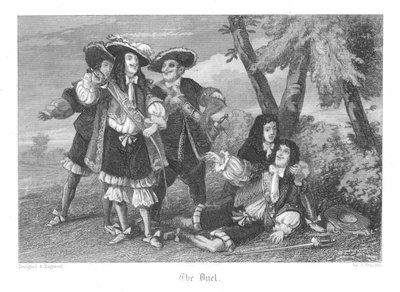 Scene from Old St Pauls by William Harrison Ainsworth by John Franklin