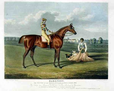 Barefoot, the Winner of the Great St. Leger at Doncaster by John Frederick Herring Snr