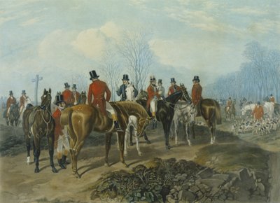 The Meet (engraved by Huffman and Mackrill) by John Frederick Herring Snr