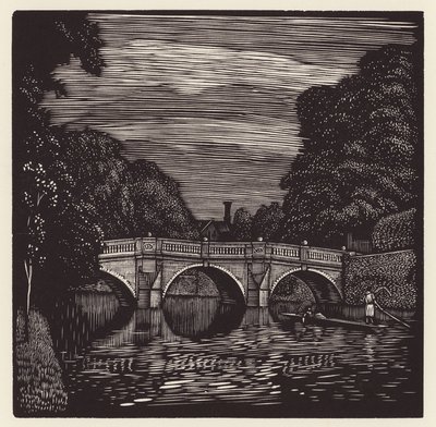 Cambridge: Clare Bridge by John Frederick Greenwood