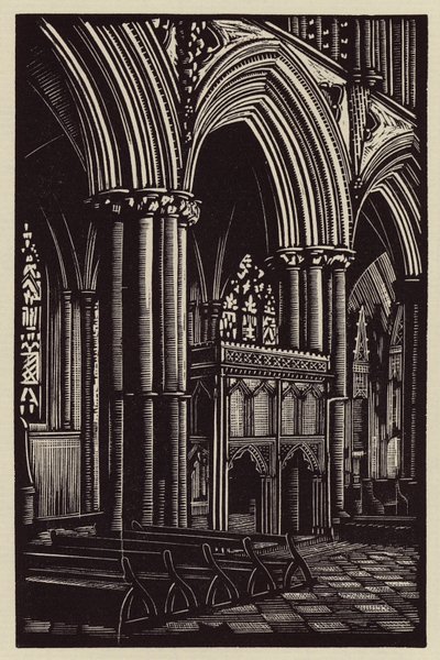 Ely Cathedral: In the Presbytery by John Frederick Greenwood