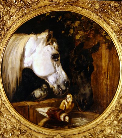 In the Stable by John Frederick Herring Senior