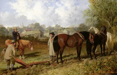 Morning: Preparing to Plough, 1848 by John Frederick Herring Senior