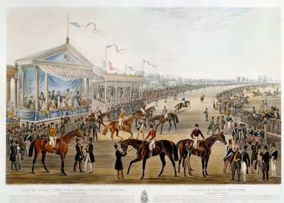 Prix du jockey club at Chantilly in 1841 by John Frederick Herring Senior