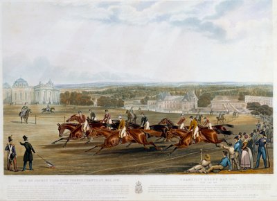 Prix du Jockey Club a Chantilly in 1841 by John Frederick Herring Senior
