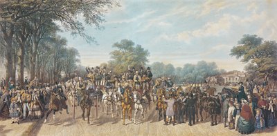 Return from the Derby, 1862 by John Frederick Herring Senior