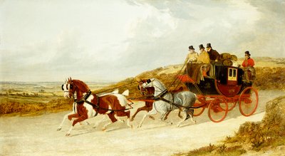 The Edinburgh and London Royal Mail, 1838 by John Frederick Herring Senior