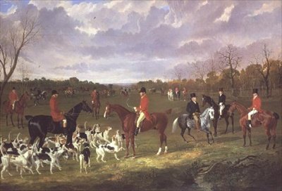 The Meet of the East Suffolk Hounds at Chippenham Park by John Frederick Herring Senior