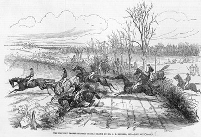 The Newport Pagnel Steeple Chase, engraved by Smyth, from 